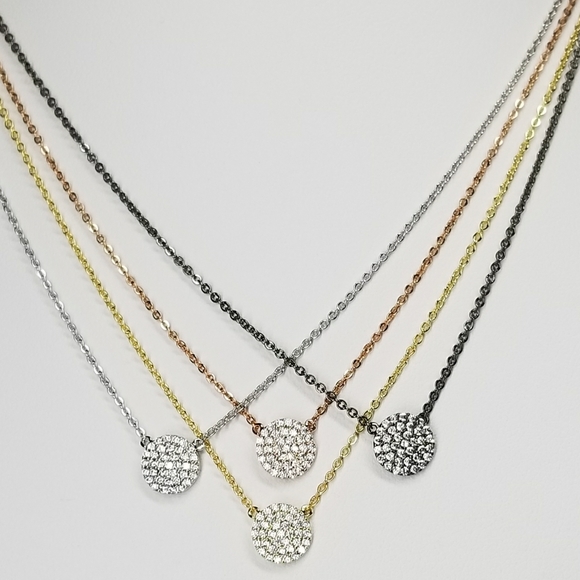 💖 New in Gift Box 🎁 CZ Diamond Choker Collar Necklace - Picture 5 of 9